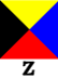 Maritime signal flag Z