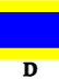 Maritime signal flag D