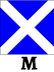 Maritime signal flag M
