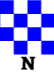 Maritime signal flag N